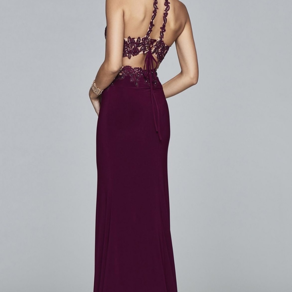 Faviana Two-Piece Prom Dress - Picture 2 of 4